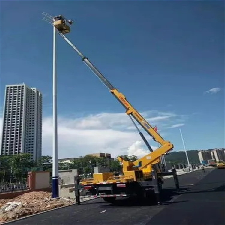 南海维修路灯的曲臂升降车出租